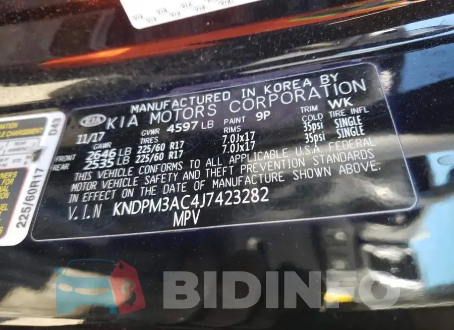 KNDPM3AC4J7423282 Photo# 14