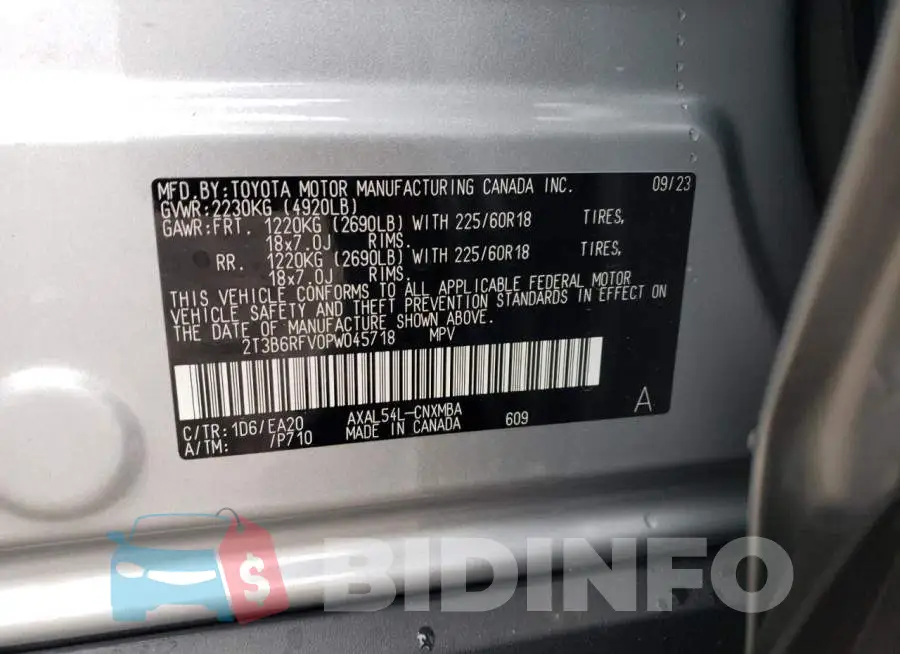 2T3B6RFV0PW045718 Photo# 12
