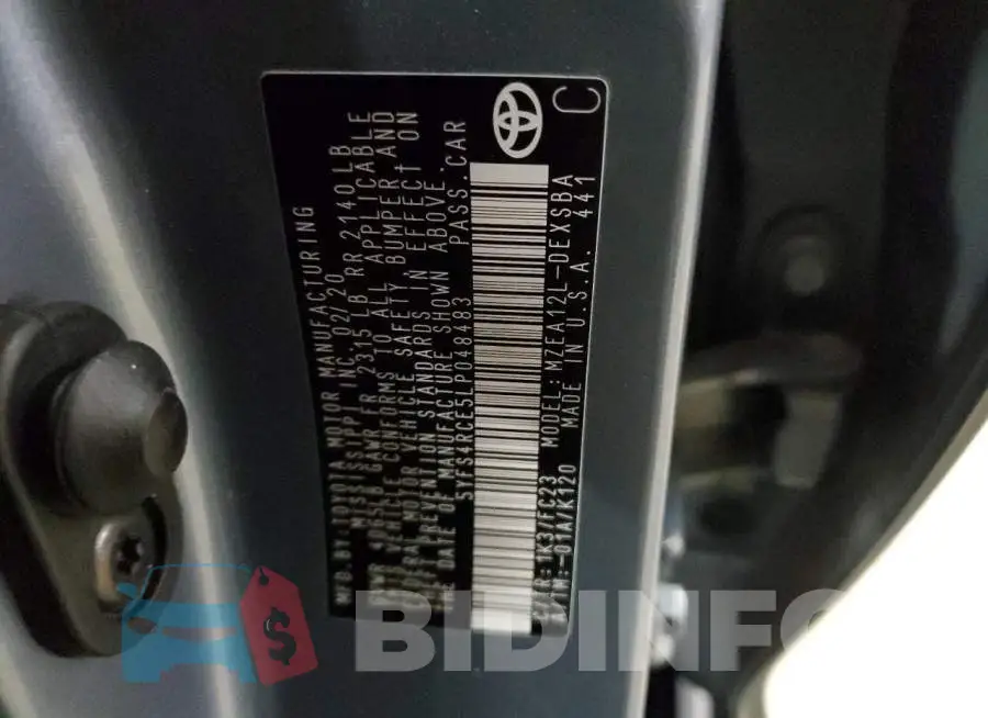 5YFS4RCE5LP048483 Photo# 12