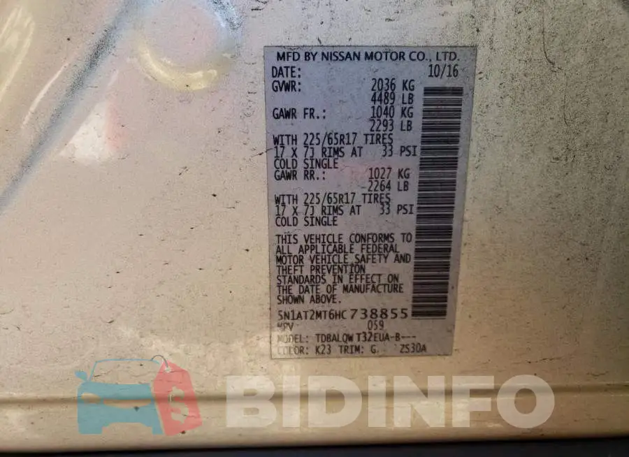 5N1AT2MT6HC738855 Photo# 13