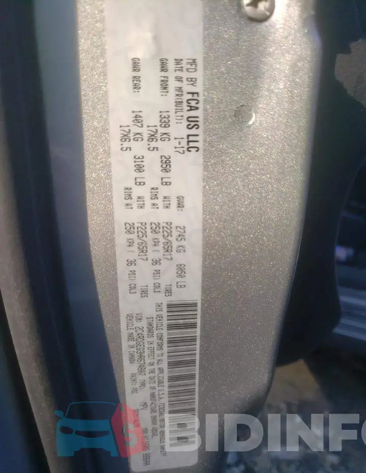 2C4RDGEG3HR674607 Photo# 13