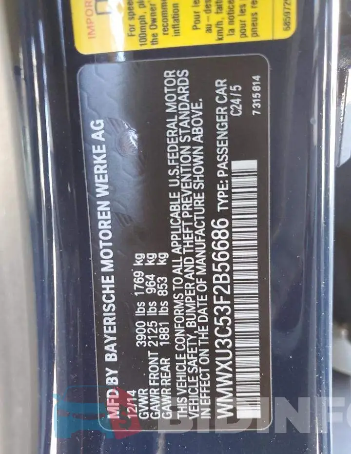 WMWXU3C53F2B56686 Photo# 13