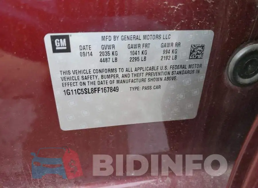 1G11C5SL8FF167849 Photo# 13