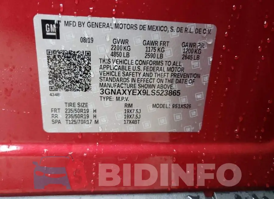 3GNAXYEX9LS523865 Photo# 12