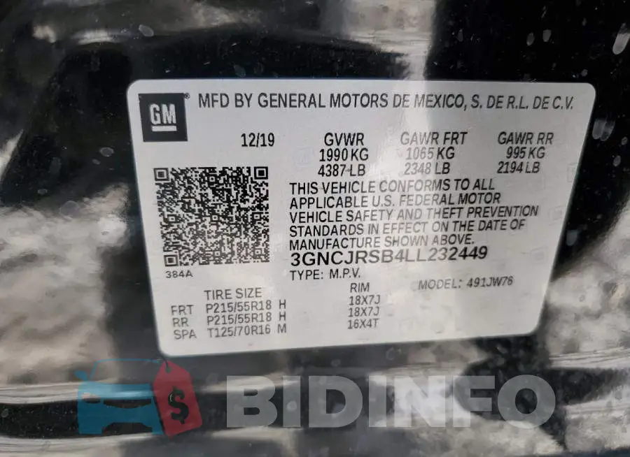 3GNCJRSB4LL232449 Photo# 13