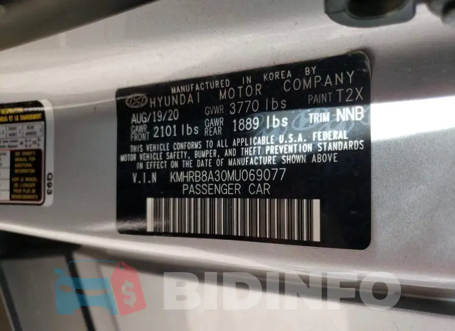 KMHRB8A30MU069077 Photo# 12