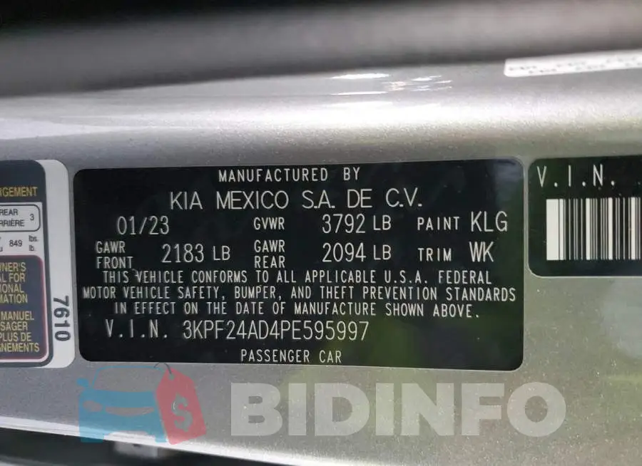 3KPF24AD4PE595997 Photo# 12