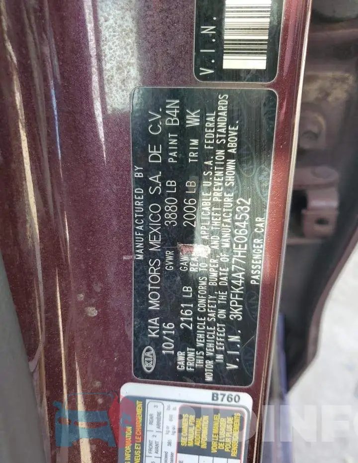3KPFK4A77HE064532 Photo# 12