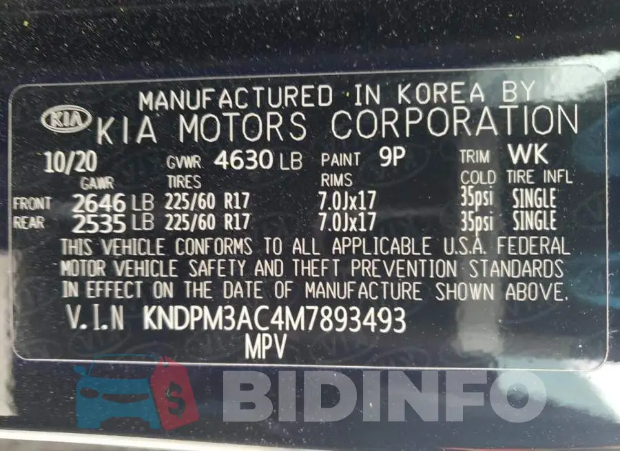 KNDPM3AC4M7893493 Photo# 12