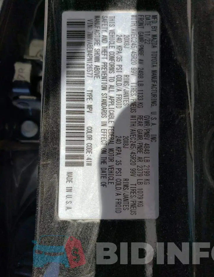 7MMVABEM4PN126577 Photo# 12