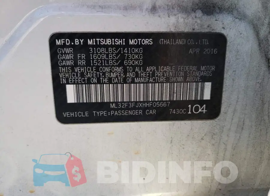 ML32F3FJXHHF05667 Photo# 12