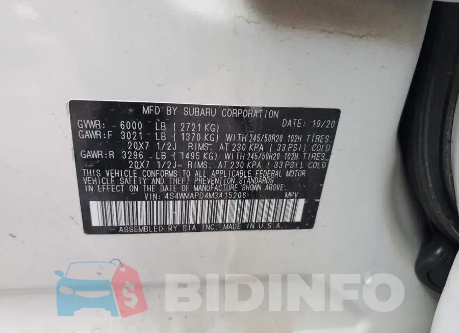 4S4WMAPD4M3415206 Photo# 13