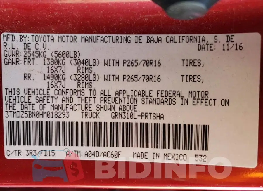 3TMDZ5BN0HM018293 Photo# 13