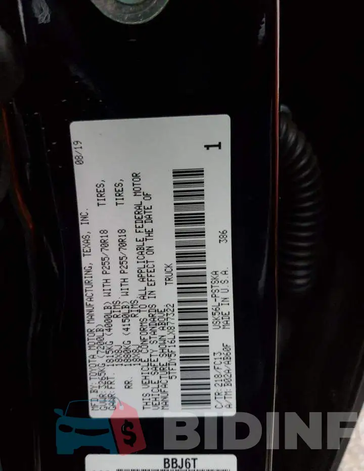 5TFDY5F16LX877322 Photo# 12