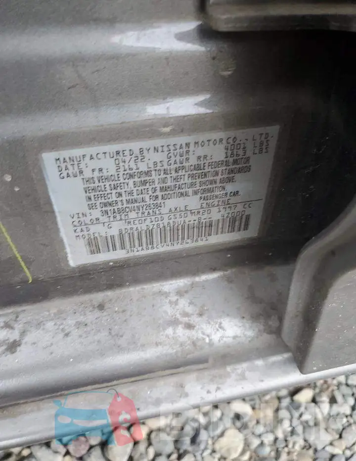 3N1AB8CV4NY263841 Photo# 12