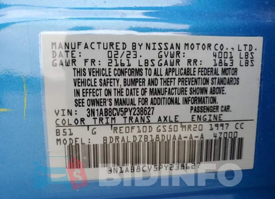 3N1AB8CV5PY238627 Photo# 12
