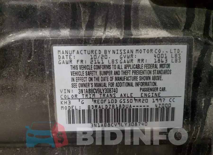 3N1AB8CV9LY308740 Photo# 12