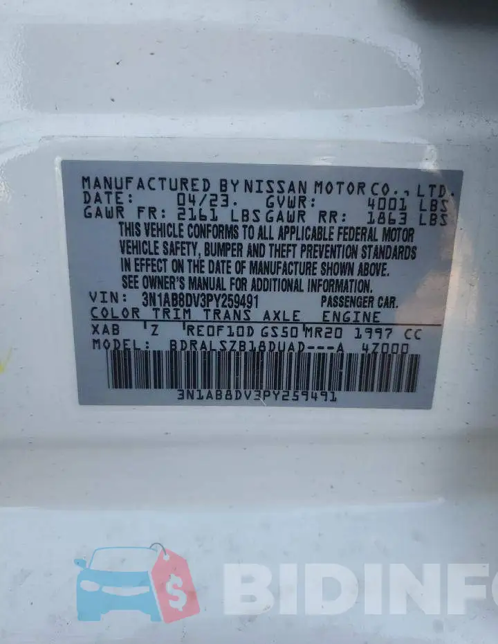 3N1AB8DV3PY259491 Photo# 12