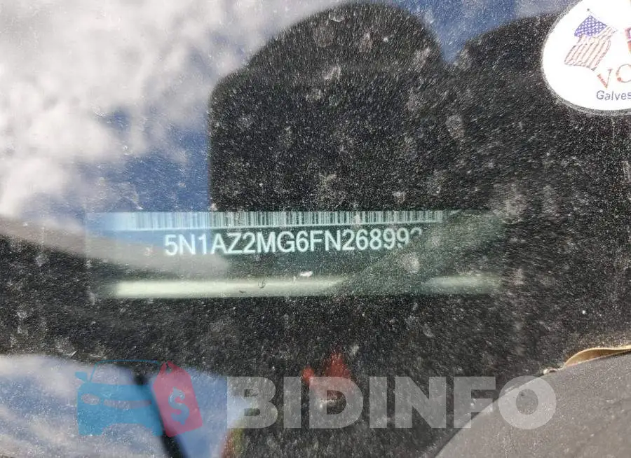 5N1AZ2MG6FN268992 Photo# 13
