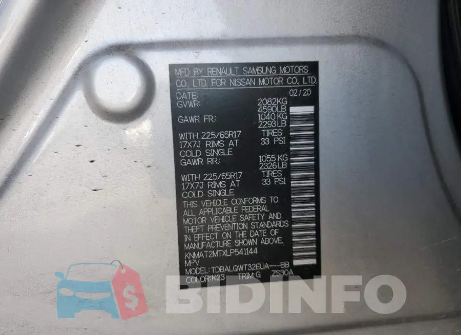 KNMAT2MTXLP541144 Photo# 12