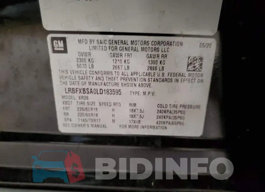 LRBFXBSA0LD183595 Photo# 13
