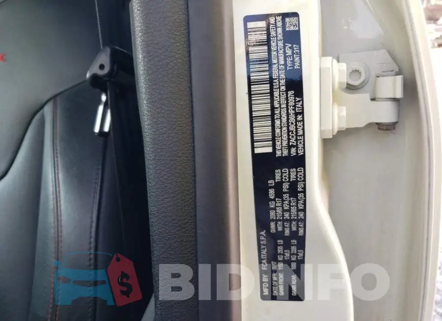 ZACCJBCB6HPF80976 Photo# 14