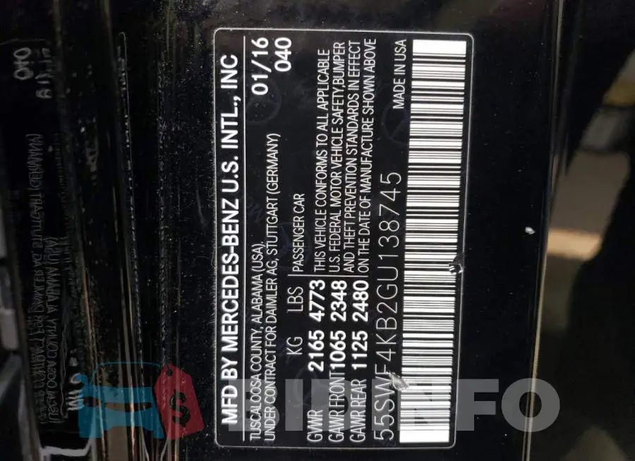 55SWF4KB2GU138745 Photo# 13