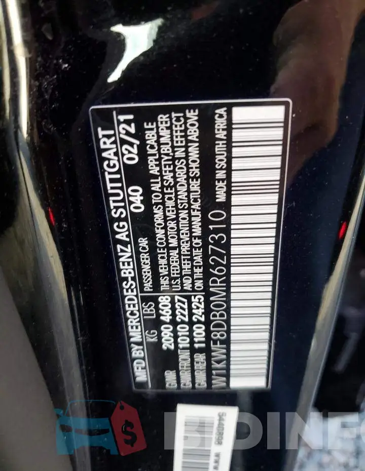 W1KWF8DB0MR627310 Photo# 13