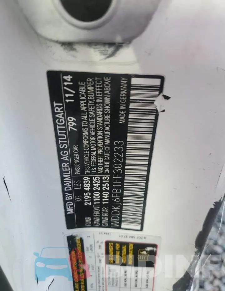 WDDKJ6FB1FF302233 Photo# 12