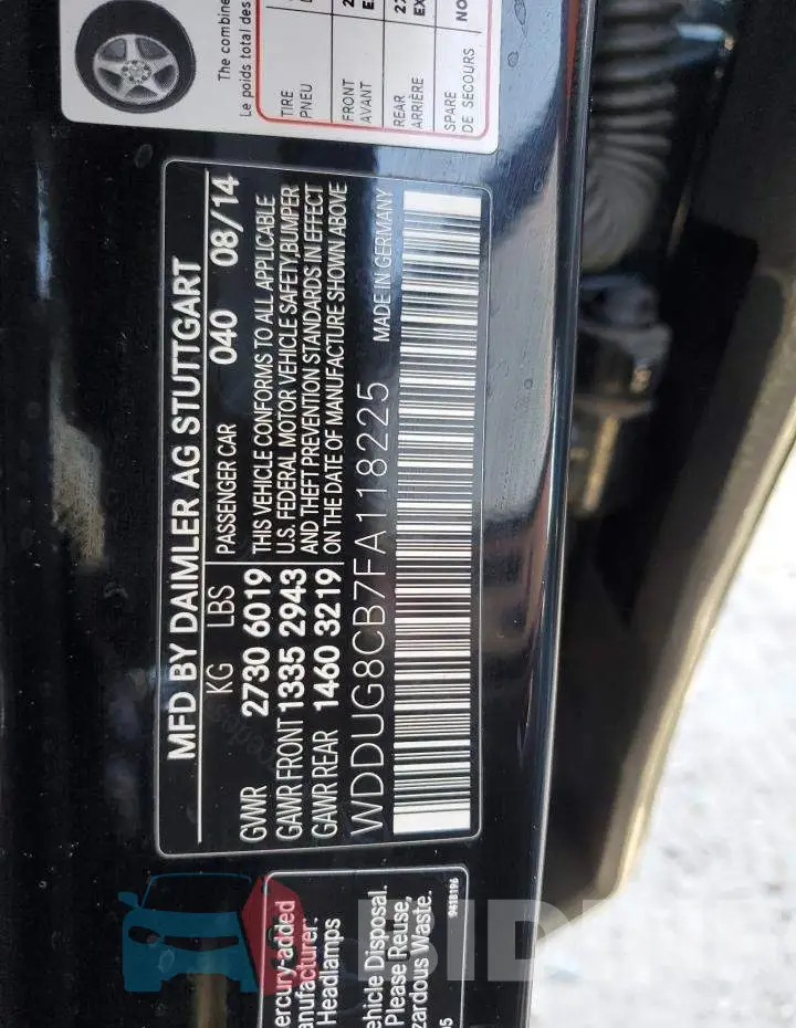 WDDUG8CB7FA118225 Photo# 12