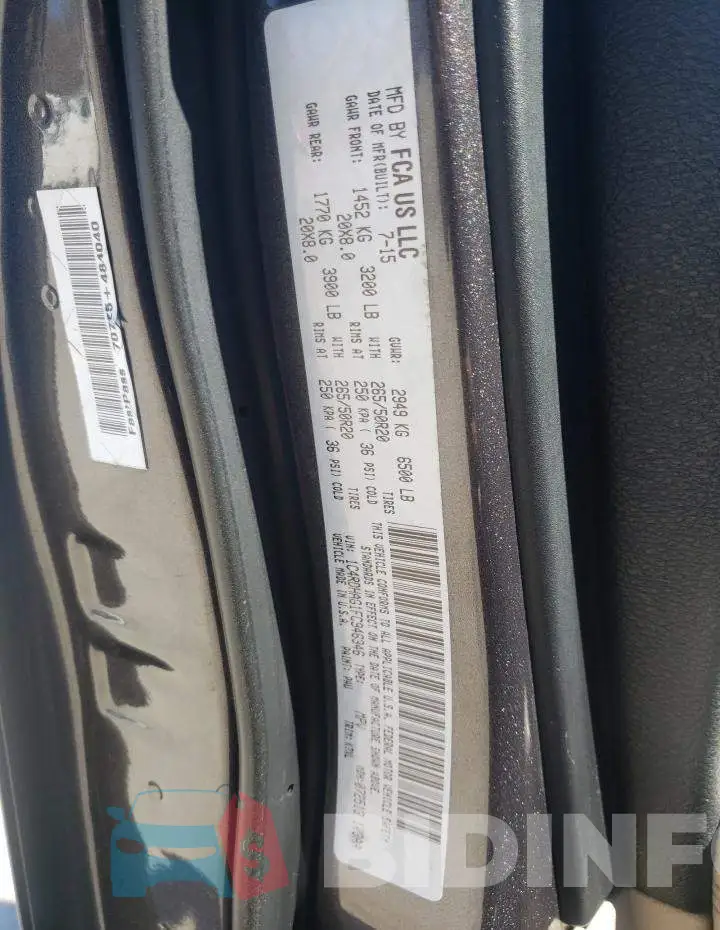 1C4RDHAG1FC946346 Photo# 12