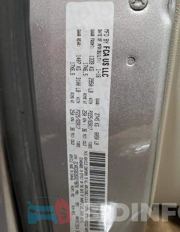 2C4RDGBG9GR278670 Photo# 13