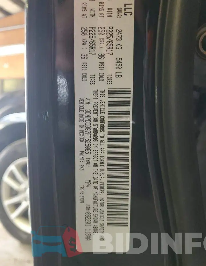 3C4PDCBG7FT525065 Photo# 12