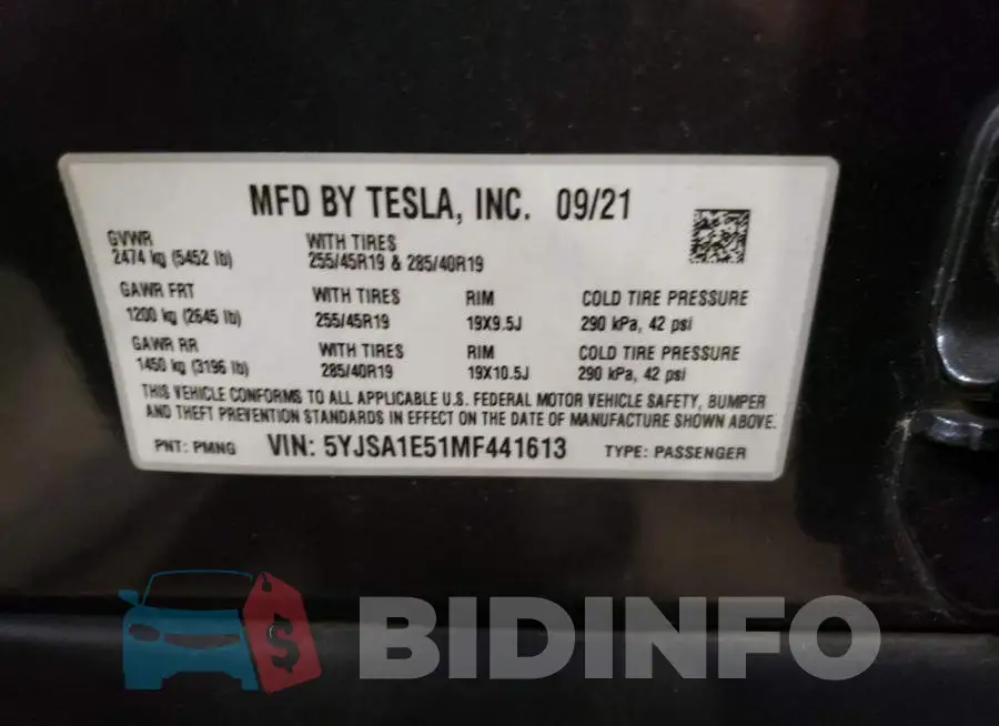 5YJSA1E51MF441613 Photo# 12