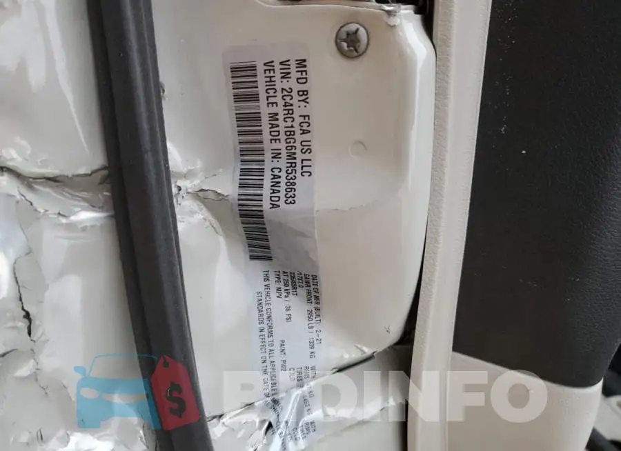 2C4RC1BG6MR538633 Photo# 13