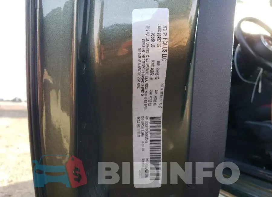 3C3CFFKR3HT654343 Photo# 13