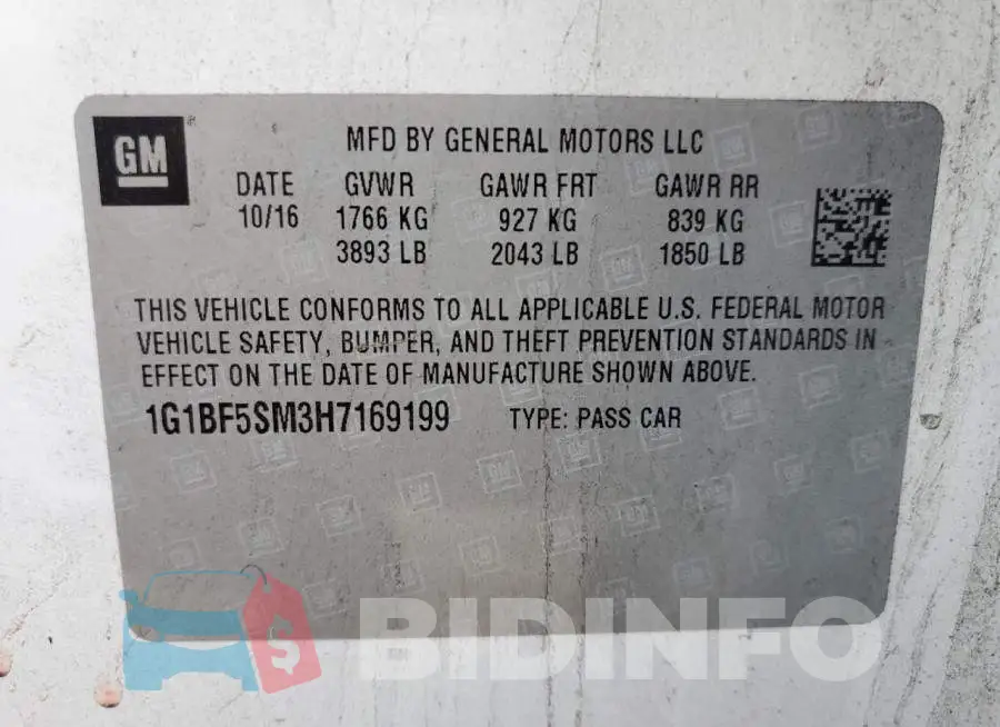 1G1BF5SM3H7169199 Photo# 12