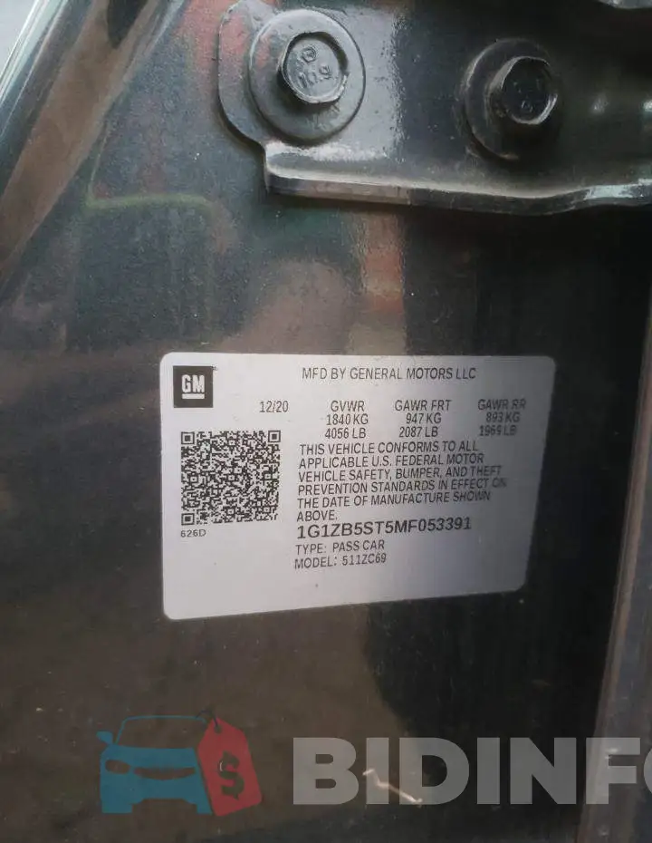1G1ZB5ST5MF053391 Photo# 12