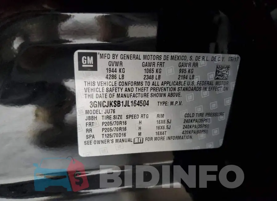 3GNCJKSB1JL164504 Photo# 12
