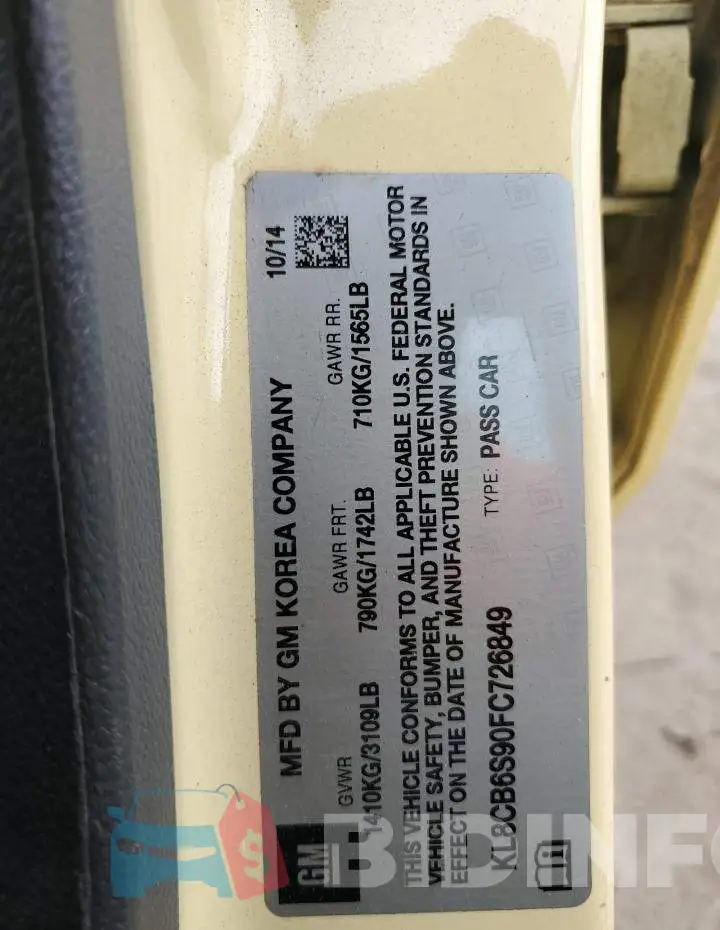 KL8CB6S90FC726849 Photo# 12