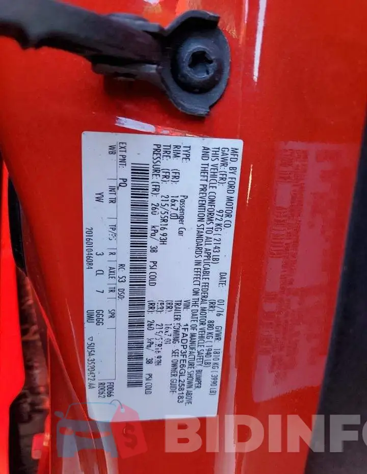 1FADP3FE6GL258183 Photo# 12