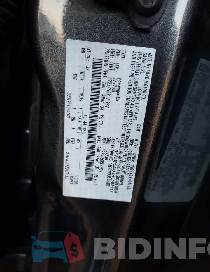 1FADP5AU3HL102517 Photo# 12