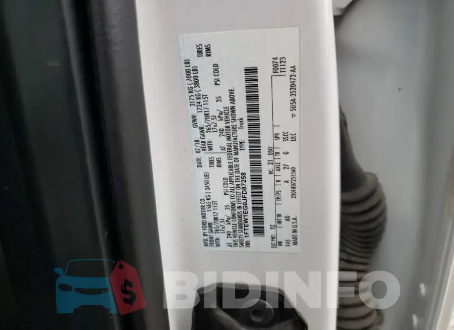 1FTEW1EG0JFD87258 Photo# 12