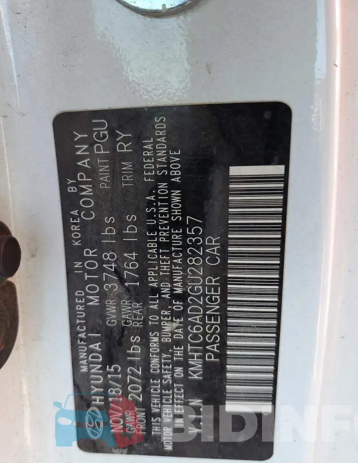 KMHTC6AD2GU282357 Photo# 12