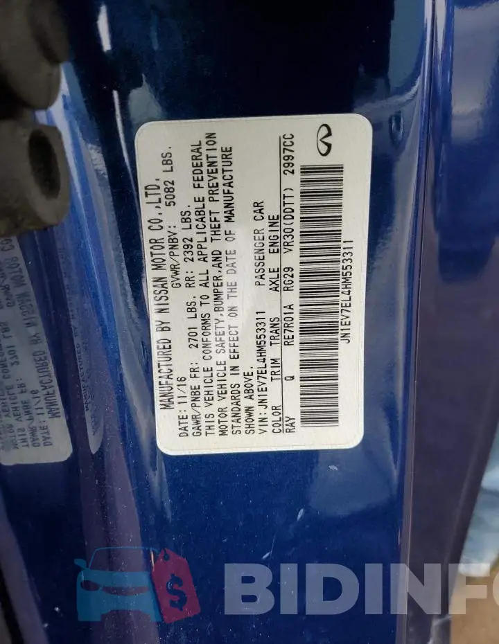 JN1EV7EL4HM553311 Photo# 13