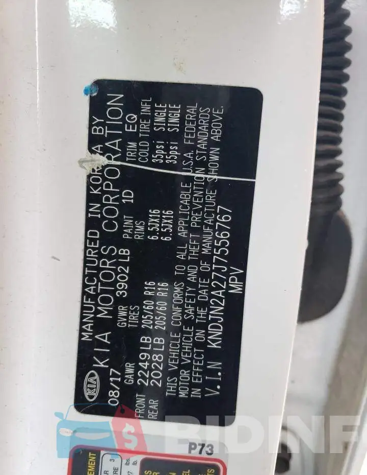 KNDJN2A27J7556767 Photo# 13