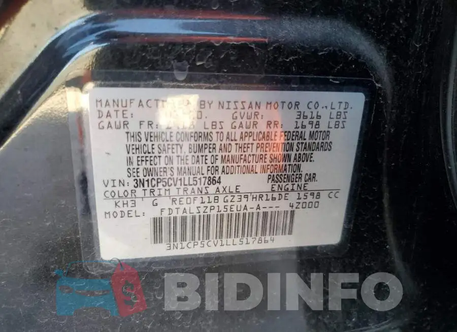 3N1CP5CV1LL517864 Photo# 12