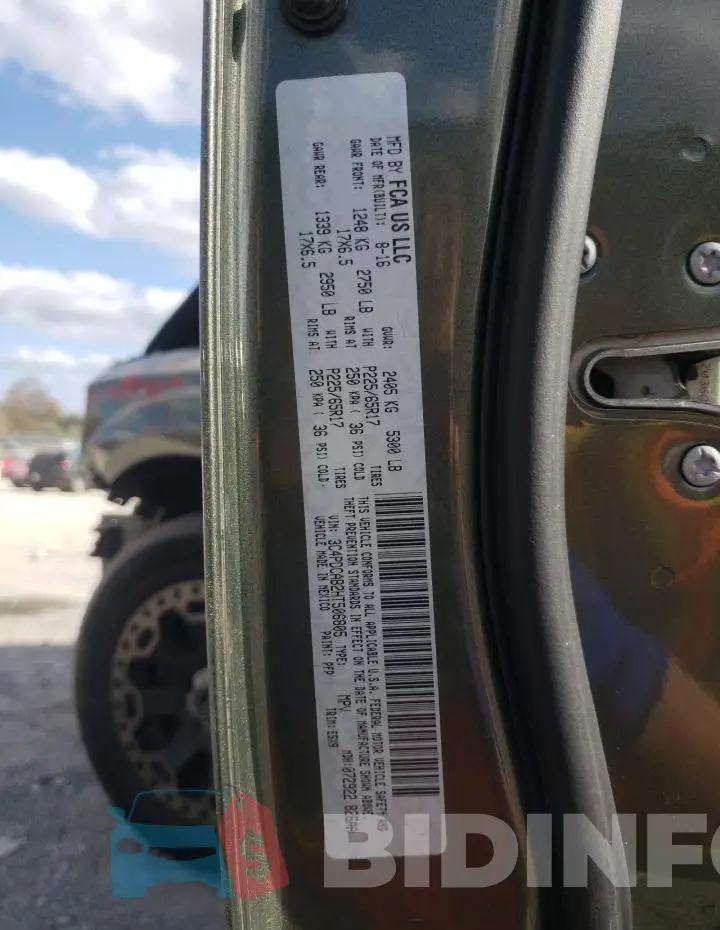 3C4PDCAB2HT506805 Photo# 13