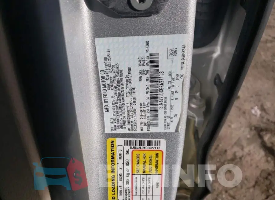 3LN6L2LUXGR627113 Photo# 12