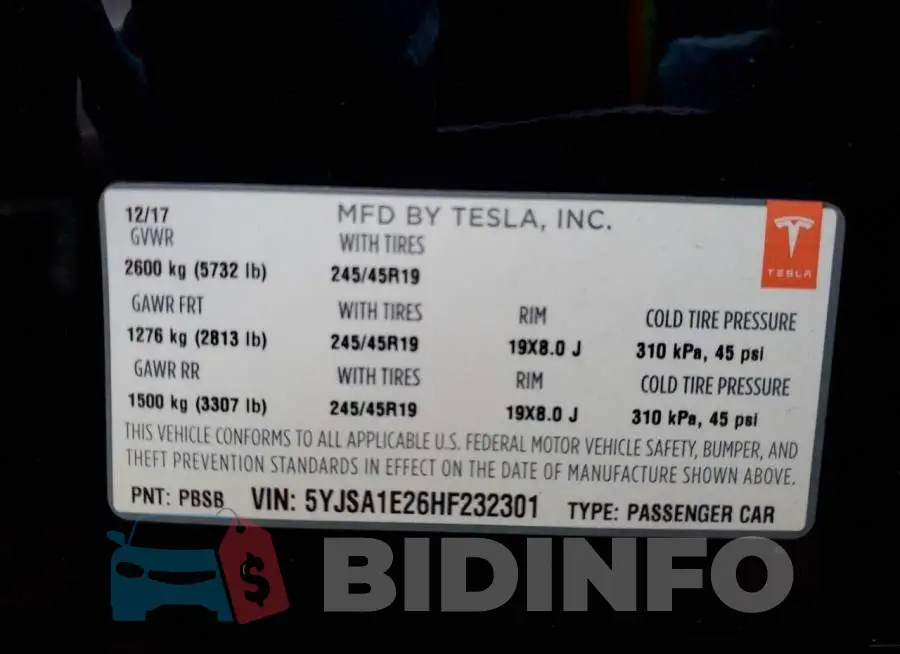 5YJSA1E26HF232301 Photo# 12
